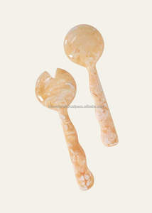 Premium Resin Salad Server Set with <b>Serving</b> <b>Spoon</b> Salad Tools Dishwasher Safe Eco-Friendly Low Price for Home & Hotels - Product Image 4