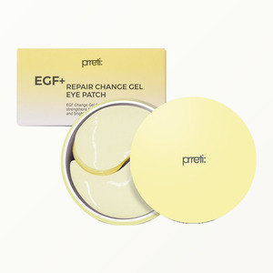 Patchs personnalisés pour le contour des yeux Prreti EGF Repair Change Gel Eye Patch 60 feuilles Fabriqué en Corée Liquide blanc - Product Image 6