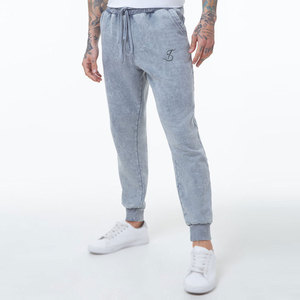 กางเกงจ็อกเกอร์ผู้ชายสไตล์สตรีทแวร์ผ้าเนื้อนุ่มสีพื้นแบบฟอกสี - Product Image 3