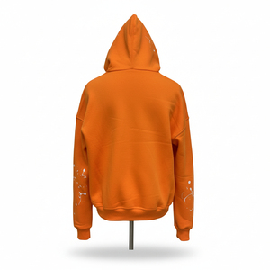 เสื้อฮู้ดดี้โอเวอร์ไซส์ผู้ชายคุณภาพสูง OEM PUFFIN SPORTS ลายพิมพ์สตรีทแวร์ โลโก้ด้านหน้า มีกระเป๋า ทรงปกติ เหมาะสำหรับใส่ในฤดูใบไม้ร่วง - Product Image 2