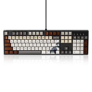 [ATWOINTERNATIONAL] Teclado para juegos estilo coreano ATWO Munbangsau, teclado mecánico coreano Hangul de tamaño completo - Product Image 1