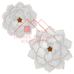Fleur mur Art décor métal salon pour la maison hôtels et restaurants décor 2024 meilleure vente décor à la maison produits meilleur vendeur - Product Image 2
