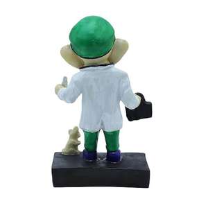 Statuette artisanale de Ganesha, figurine créative en argile, statue d'art pour la décoration de la maison, décoration de bureau, cadeau spirituel, objet décoratif. - Product Image 2