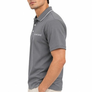 Camisa Polo para Hombre, Manga Corta, Informal, Personalizable, Estilo Limpio e Informal, Esencial para el Día a Día, Cómoda, Sencilla, Moderna - Product Image 3