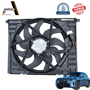 พัดลมระบายความร้อนหม้อน้ำสำหรับ BMW iX I20 2023 แบบไร้แปรงถ่าน LIN Bus OE 17428666817 ผลิตในไต้หวัน - Product Image 1