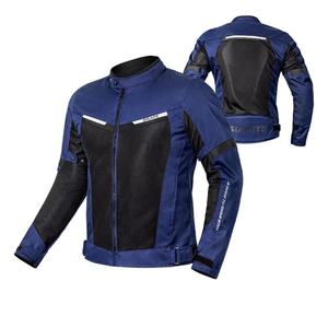 Veste de moto pour homme de qualité supérieure, imperméable, respirante, en textile, avec protections intégrées. - Product Image 3