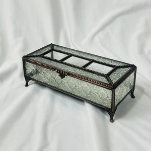 Excellent Design Glass <b>Card</b> Holder <b>Box</b>, Black Metal Frame Decorative Storage for <b>Wedding</b> Reception, Keepsakes and Gifting - Product Image 5