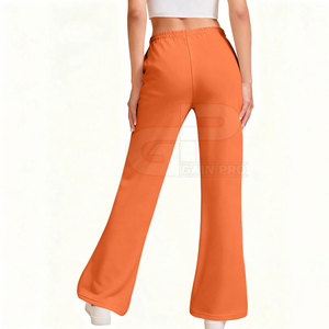 Women Fashion Flared Pants Stretchable Comfortable Fit Elegant High Waist <b>Bell</b> Bottom Trousers For Everyday And Party Wear - Product Image 2