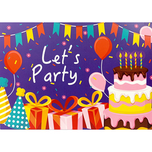 Glamorous Party Cake <b>Popup</b> Greeting <b>Card</b> - Product Image 1