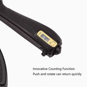 Entrenador de Fuerza de Agarre Ajustable con Mango de Plástico Negro y Contador Digital para Ejercicios de Fitness - Product Image 4