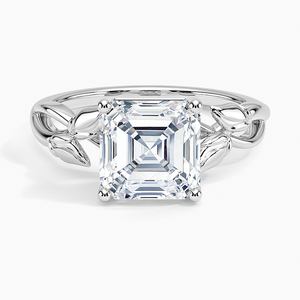 BOJ <b>Ring</b> 027 Asscher Cut 925 <b>Silver</b> Budding Willow <b>Solitaire</b> <b>Ring</b> 2ct D Color VVS1 Moissanite GRA Certified <b>Rings</b> Low Price - Product Image 1