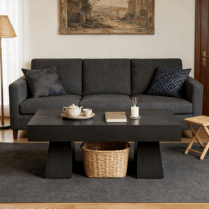 Tavolino Laterale Moderno Wabi-Sabi in Legno e Metallo per Soggiorno, Ufficio, Camera da Letto, Magazzino, Pieghevole per Uso Bar e Caffetteria - Product Image 3