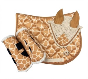 Ensemble de tapis de selle respirant personnalisé pour chevaux, sublimation, tapis de saut équestre, voile anti-mouches, bandages, équipement de sport équestre d'extérieur - Product Image 1