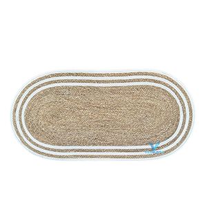New Arrival Boho <b>Rustic</b> <b>Rug</b> Natural Seagrass Water Hyacinth Woven Handmade Vintage Farmhouse Bedroom Living Room Home Decor - Product Image 4