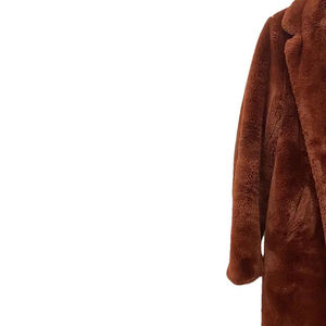 Chaquetas de Mujer al por Mayor de Última Moda, Hechas a Medida, OEM, de Alta Calidad, Abrigo Largo de Piel de Oveja para Invierno con Cuello de Piel de Zorro, Elegante y a la Moda - Product Image 4