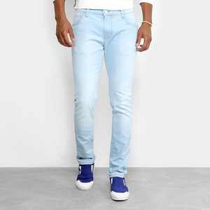 Jeans pour hommes de haute qualité personnalisés, nouvelle mode, coupe slim, couleur unie, denim extensible, acceptant le service OEM, grandes tailles - Product Image 3