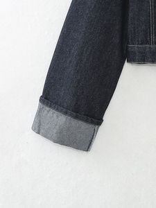 ชุดเดนิมฤดูร้อนราคาสมเหตุสมผล ผ้าฝ้าย 100% ระบายอากาศได้ดี สวมใส่สบายทุกวัน แฟชั่นทันสมัย ทรงเข้ารูป ชุดเซ็ต 2 ชิ้น - Product Image 5