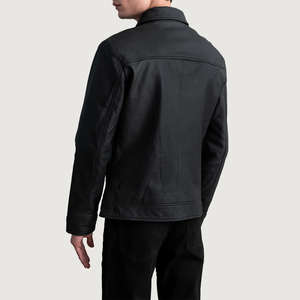 <b>Top</b> Trendy Fashionable Casual <b>Leather</b> Jacket For Men's New Arrival Winter Wear With Good Quality Material OEM Custom Service - Product Image 4