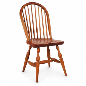 Classic Windsor <b>Dining</b> <b>Chair</b> Solid Wood Spindle Back <b>Chair</b> Turned Legs Farmhouse <b>Rustic</b> Country Style Wooden Furniture - Product Image 2