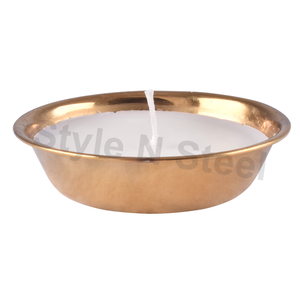 Porte-bougie artistique en forme de C, doré, fait main, en cire de soja, moderne, pour bougies parfumées, décoration pour Noël, Pâques, anniversaire, Saint-Valentin - Product Image 2