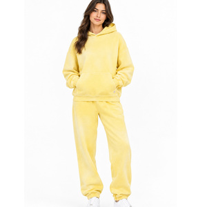 Pantalon de jogging cargo surdimensionné pour femme, style streetwear, délavé soleil, décontracté, en mélange de coton, effet vintage - Product Image 4