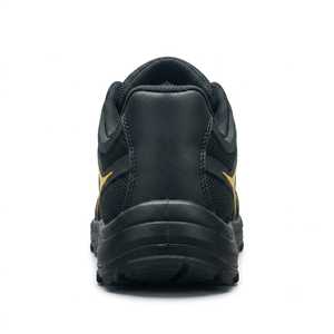 Chaussures de sécurité noires en maille mi-montantes, sportives, à lacets, anti-perforation, antistatiques, respirantes, en maille tricotée, avec embout en acier, pour l'industrie minière - Product Image 5