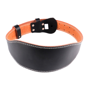 Premium Quality Leather Weightlifting Belt 6 Inch Gym Back Support Belt Custom Fitness Equipment - Product Image 3