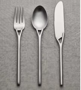 Ensemble de couverts en acier inoxydable, cuillère, fourchette, couteau, vaisselle pour la maison, l'hôtel, le restaurant - Product Image 4