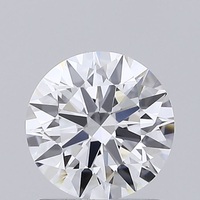 Diamante Cultivado en Laboratorio de Corte Excelente, 1 Quilate, VVS2, Color E, Forma Redonda Alargada, Certificado IGI, HPHT CVD, Diamante Suelto para Anillo de Compromiso