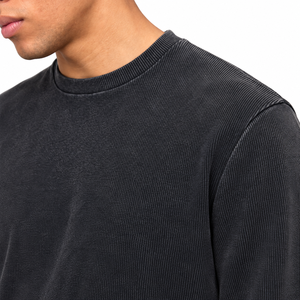 Sweat-shirt à capuche gris foncé personnalisé, coupe classique, couleur unie, décontracté, en coton tricoté, molleton bouclette, pour l'hiver, avec poche, séchage rapide, pour homme - Product Image 4