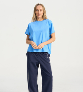 T-shirt personnalisé pour femme, streetwear, uni, col rond, manches courtes, décontracté - Product Image 2