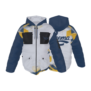 REEMA Vente en gros Doudounes taille plus unisexe Blouson d'hiver épais et chaud pour hommes Logo personnalisé Blouson matelassé pour femmes - Product Image 5