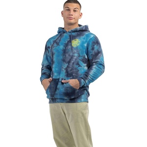 OEM Pull personnalisé Tie-Dye Design Sweat à capuche pour hommes Motif solide 100% coton Saison d'hiver avec différentes couleurs - Product Image 1