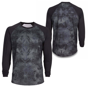 <b>Men's</b> <b>Long</b> <b>Sleeve</b> <b>Cycling</b> <b>Jersey</b> Tie Dye Design Sublimation Print Allover Quick Dry Mountain Bike Shirt MTB BMX MX DH Top & Pant - Product Image 2