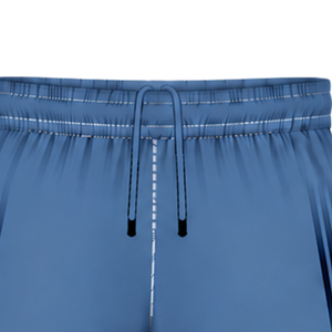 Shorts de rugby personnalisés en acier bleu-noir, taille élastique, respirants, légers, pour l'entraînement d'équipe, performance sportive, uniforme athlétique - Product Image 3