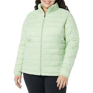Hot Selling Customized Women <b>Winter</b> Waterproof Gilet Puffer <b>Coat</b> Down Bubble <b>Coat</b> Patchwork <b>Thick</b> Cropped Puffer Jackets - Product Image 1