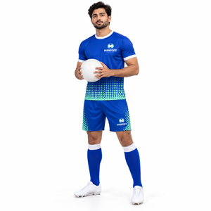 Ensemble maillot et short de football personnalisé pour hommes, jeunes et adultes – Tenue de sport athlétique pour entraînement, match et compétition - Product Image 2