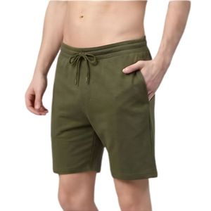 Pantalones Cortos Deportivos Olive Performance, Tejido de Secado Rápido para Entrenamiento, Gimnasio, Correr, Ropa Deportiva Activa, Ropa Deportiva de Poliéster - Product Image 1