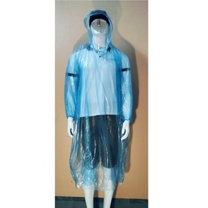 Best Seller Single Person Low MOQ Disposable Usage Colorful Temporary Vietnam Wholesale PE Plastic <b>Raincoat</b> - Product Image 1