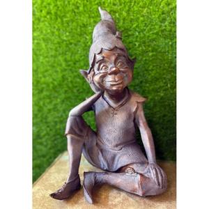 Laying Bronze Pixie Sculpture for Garden Accessories Ground Display Water Resistance Durable Pixie Statue handmade <b>Figure</b> - Product Image 5