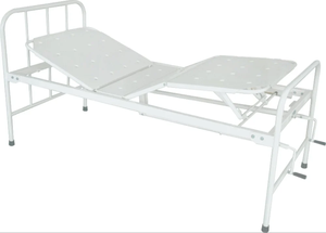 Medilab Manual Stainless Steel 2-Function Fowler Hospital Bed for Hospital Patient Care & <b>Physical</b> Therapy - Product Image 2