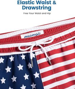 กางเกงว่ายน้ำชาย 7 นิ้ว กางเกงขาสั้นว่ายน้ำ ชุดว่ายน้ำ กางเกงบอร์ดชอร์ต - Product Image 2