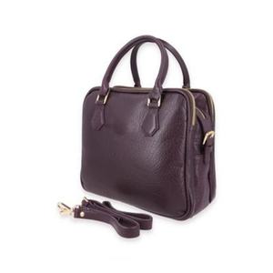 Luxury Dark Brown Leather <b>Top</b> Handle Satchel Bag for Women with Detachable Adjustable Crossbody Shoulder Strap - Product Image 6