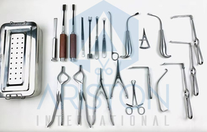 Maxillofacial ชุดเครื่องมือผ่าตัดสแตนเลส, คีมผ่าตัดช่องปากด้วยตนเอง ISO OEM ผู้ผลิต Ariston นานาชาติ - Product Image 4