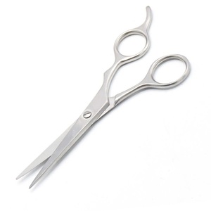 Tijeras Quirúrgicas de Calidad Premium para Barbería, para Diestros, Rectas, con Punta Cerrada, 28 Dientes, Acero Inoxidable - Product Image 1