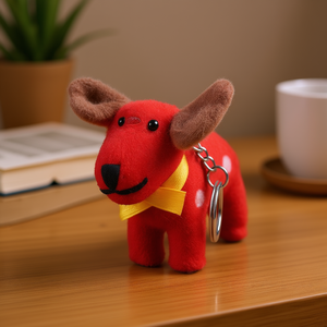 Plush Key Chains Felt Dog Design Key <b>Ring</b> - Product Image 3