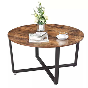 Table basse en métal design moderne en promotion pour salon, table basse en bois massif, décoration intérieure - Product Image 5