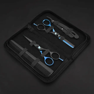 Juego de tijeras para cortar el pelo Tijeras para el pelo de peluquero Tijeras de afeitar para peluquero - Product Image 4