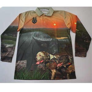 Camiseta de Pesca Personalizada con Logotipo para Hombre, Protección UV UPF 50+, Secado Rápido, Sublimación, Manga Larga, Malla Transpirable, 100% Poliéster - Product Image 1