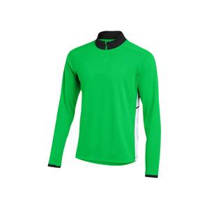 Ensemble de vêtements de sport d'hiver unisexe en pur coton avec sweat-shirt à demi-zip, ensemble de survêtement moderne 2 pièces pour la course à pied et la remise en forme - Product Image 3